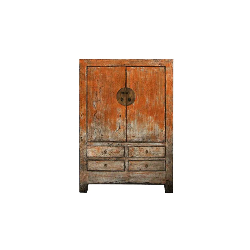 Chinese antique reproduction furniture wholesale, Wooden bedroom wardrobe