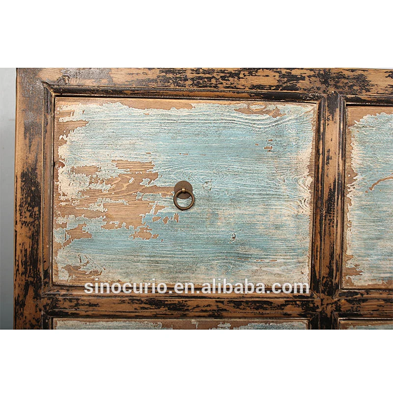 Wholesale Antique Chinese Reproduction Shabby Chic Buffet Storage Furniture