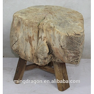 Antique Vintage Recycled Wood Stool