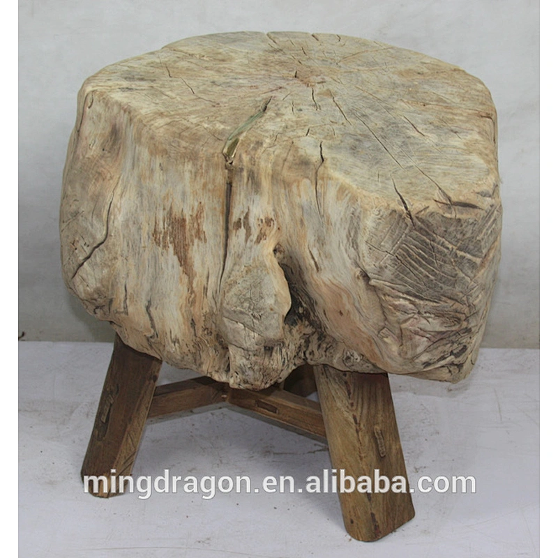 Antique Vintage Recycled Wood Stool