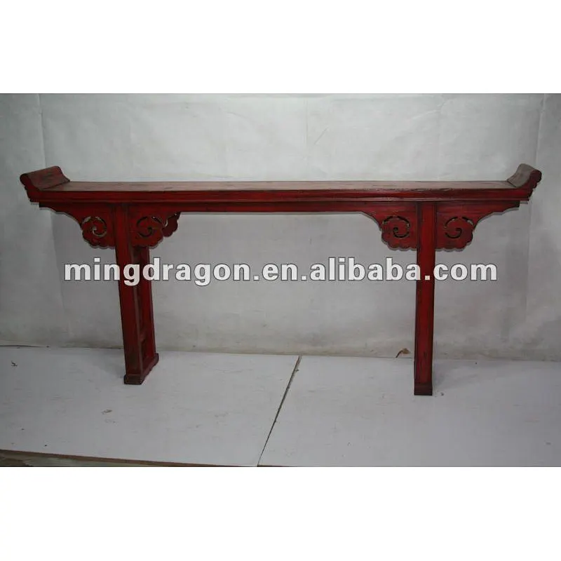 chinese antique wooden alter table