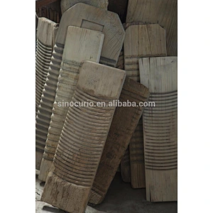 Chinese vintage wood craft for home decoration rustic clothes washing board