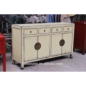 Chinese Antique Furniture DongBei Recycle Wood Cabinet