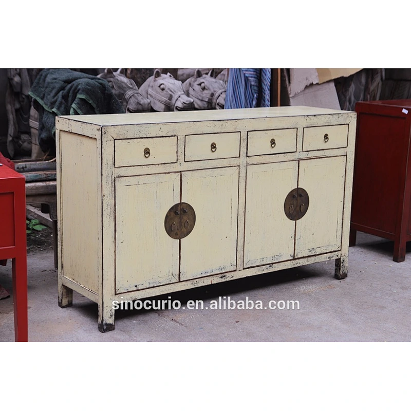 Chinese Antique Furniture DongBei Recycle Wood Cabinet