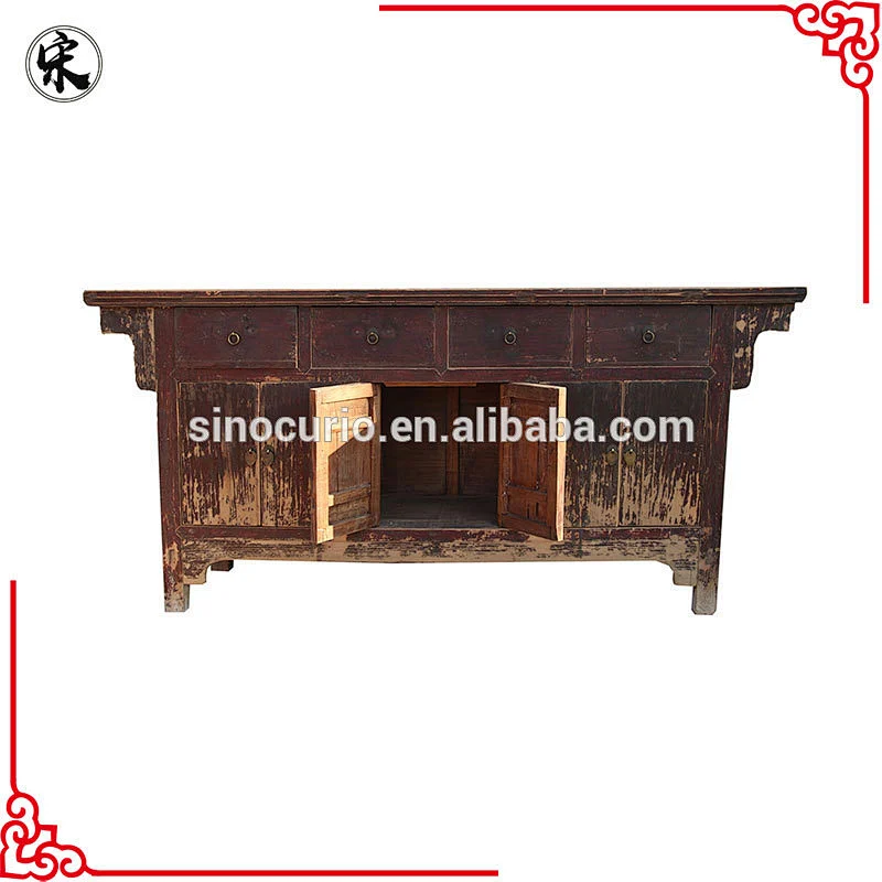 antique Shanxi cabinet vintage Chinese shabby chic furniture