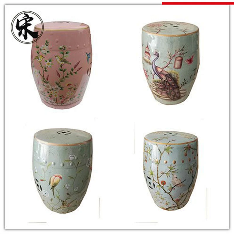 Chinese new design porcelain garden stools