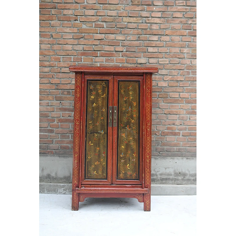 Antique style wood furniture chinese hand painting wardrobes