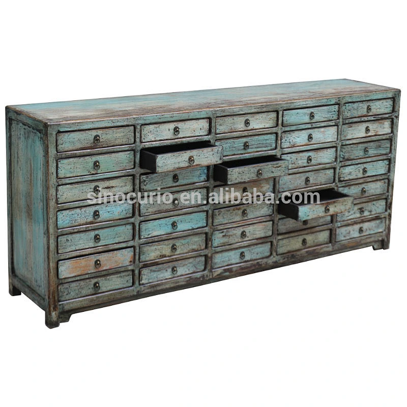 Antique drawers file cabinet shinny buffet chinese antique furniture