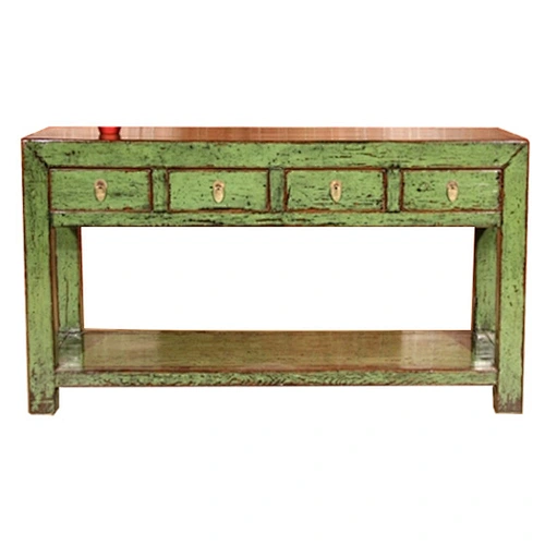 New design antique vintage hallway furniture lacquered console table with drawers