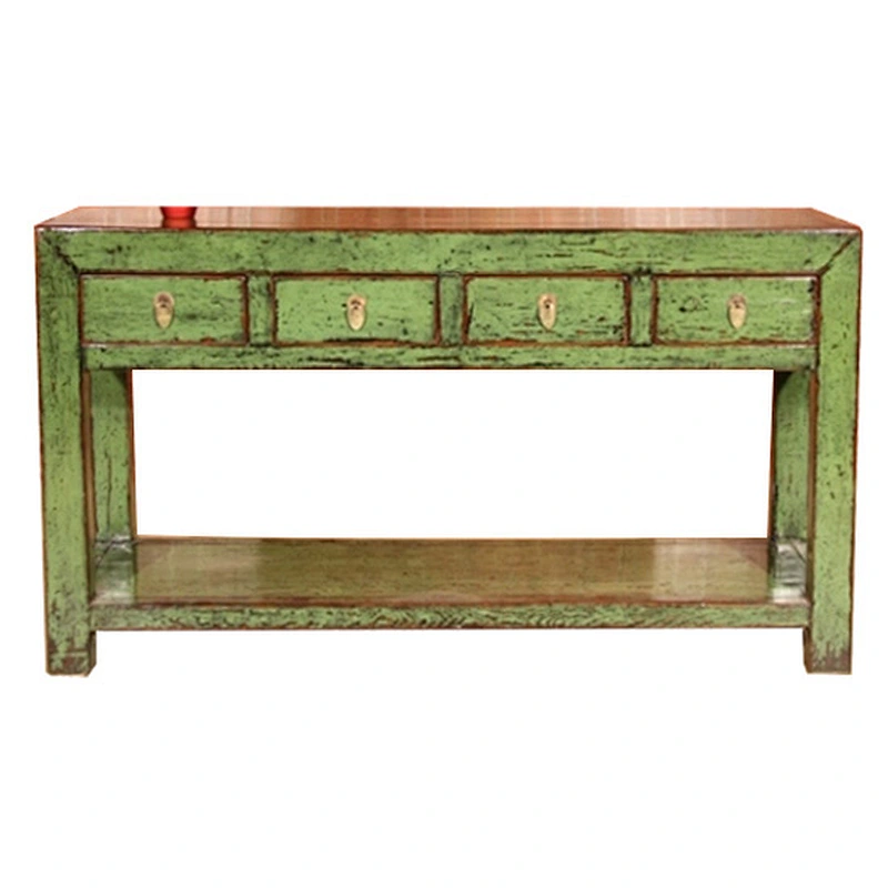 New design antique vintage hallway furniture lacquered console table with drawers