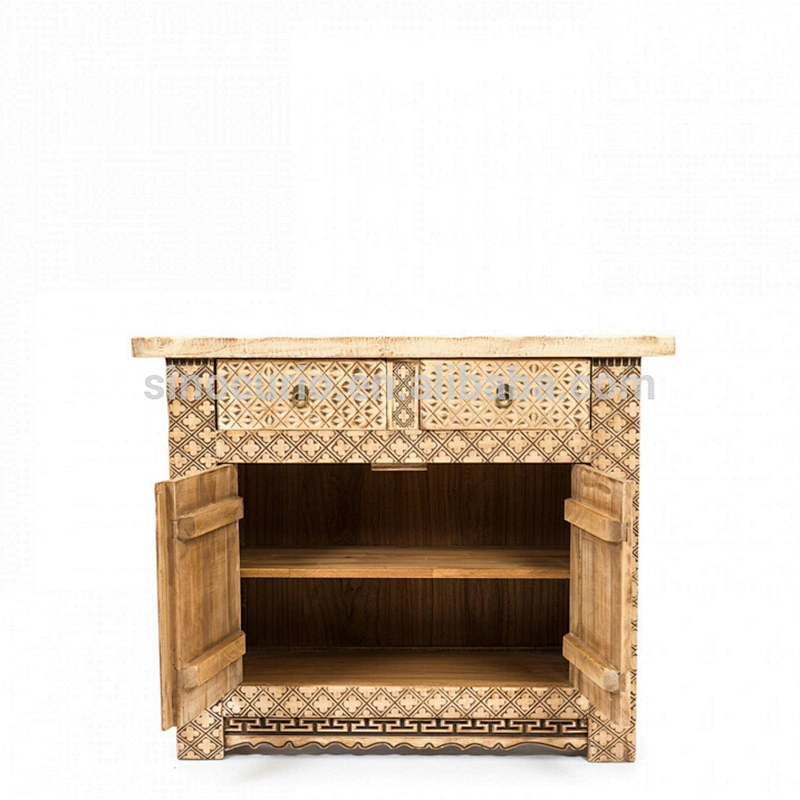 chinese antique oriental natural wooden storage chest cabinet furniture
