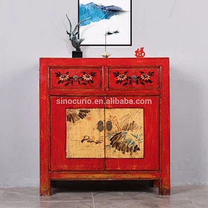 Chinese lacquered wholesale furniture antique reproduction oriental furniture
