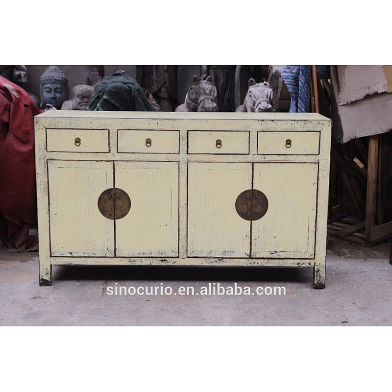 Chinese Antique Furniture DongBei Recycle Wood Cabinet