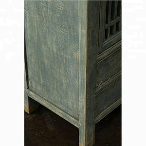 Wooden reclaimed antique vintage Chinese cheap display furniture cabinet