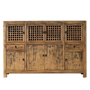chinese antique wholesale solid wood kitchen cabinet