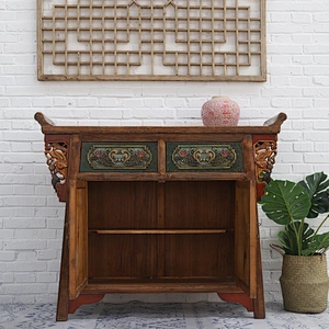 Traditional Antique Chinese Style Solid Wood Bedroom Furniture