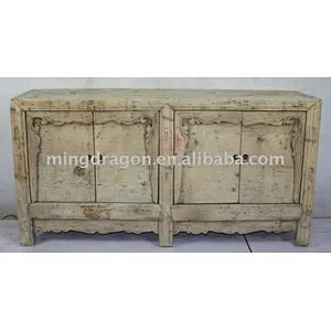 Chinese Antique Beatiful Reclaimed Wood hand carved cabinet