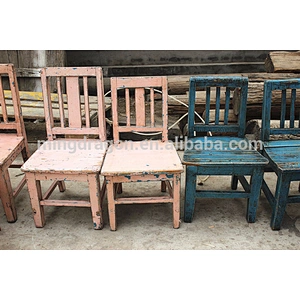 Reproduction vintage chinese classical antique furniture wooden small chair