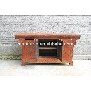 antique beijing furniture hand paint drawing cabinet