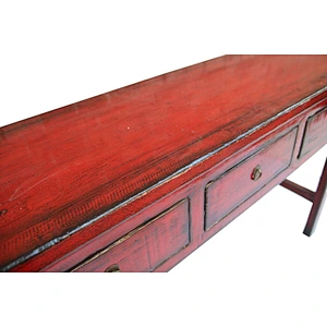 High glossy chinese console table for sale