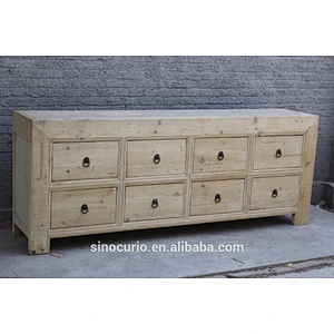 Chinese Dining Room recycle wood sideboard DongBei kitchen Cabinet Chinese natural buffet