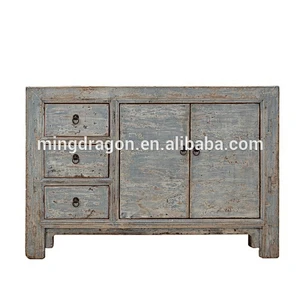 Chinese Antique Furniture, natural reclaimed wood Cabinet