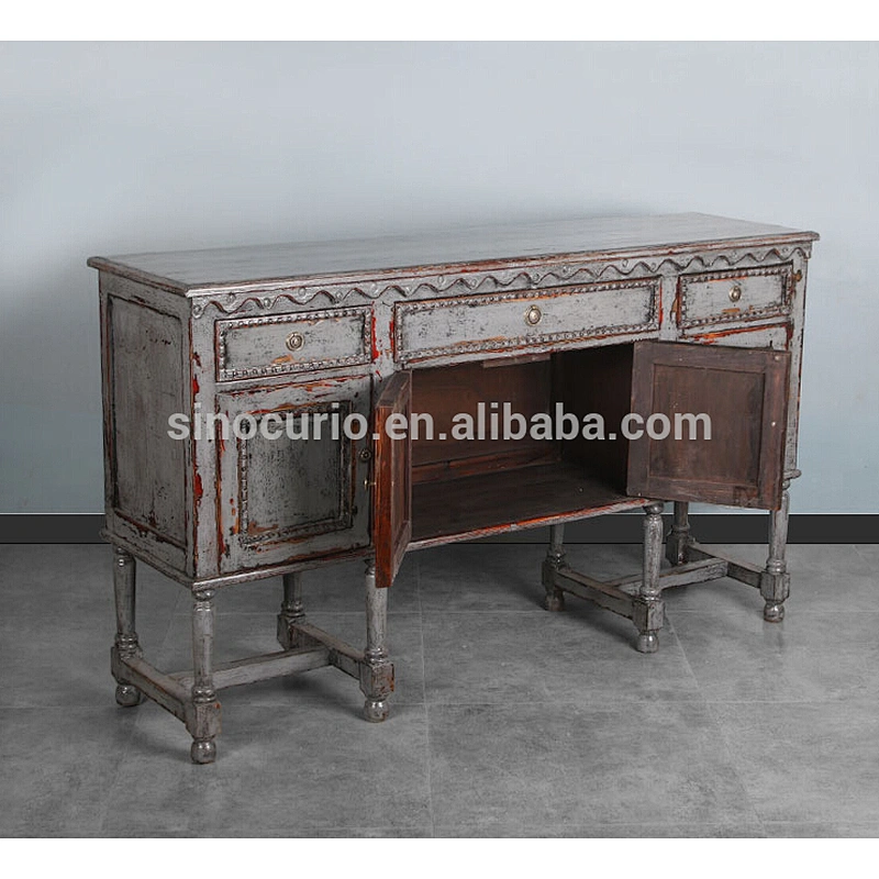 cheap antique european style home furniture living room cabinet