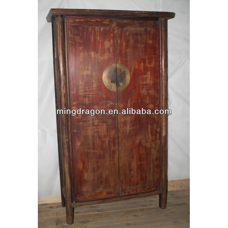 Chinese antique bedroom printing furniture/old cabinet/cheap chest
