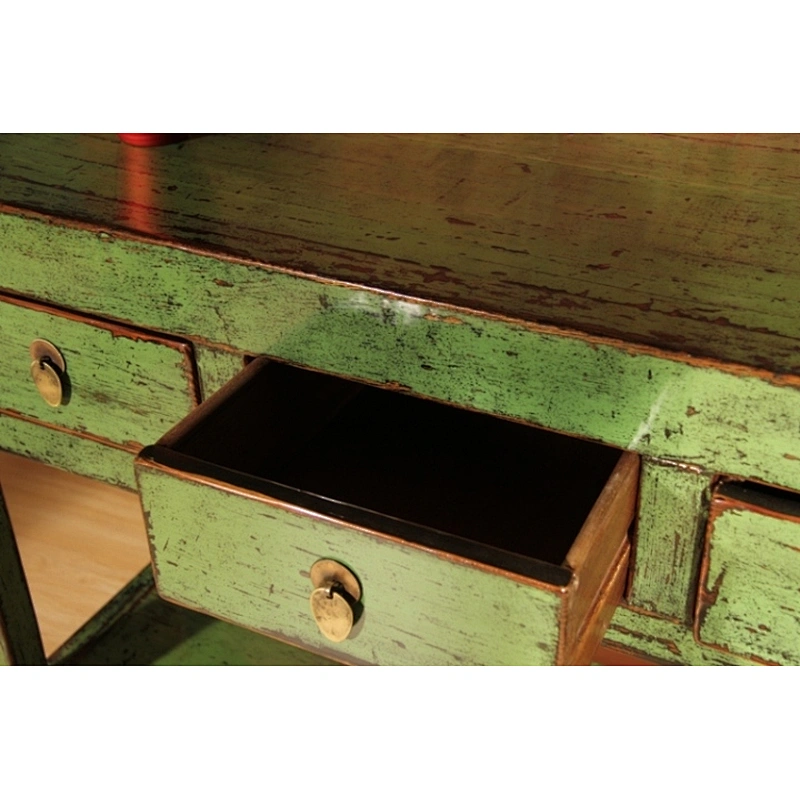 New design antique vintage hallway furniture lacquered console table with drawers