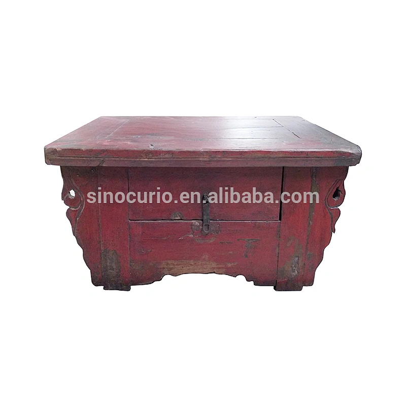 Chinese vintage furniture antique wooden tea table accent side table design