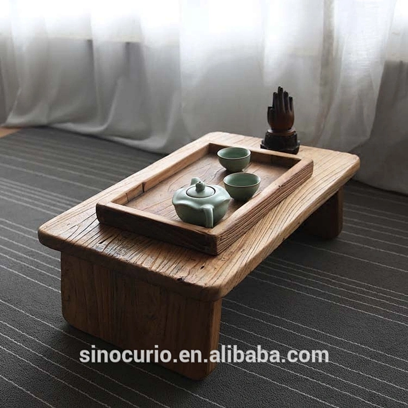 Antique Chinese Rustic Wood Kang Table / Coffee table