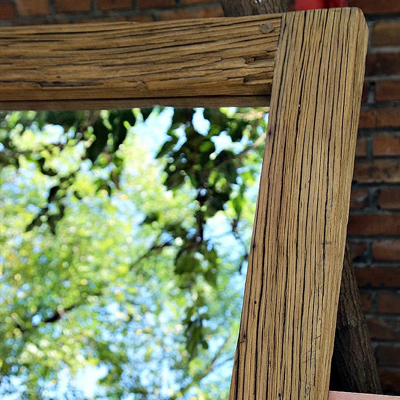 Decorative Antique Recycled Wood Rustic Custom Wall Mirror