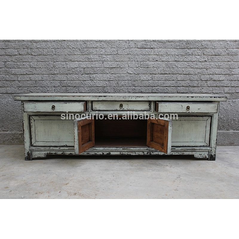 Antique wholesale furniture china classied painted tv stand & cabinet