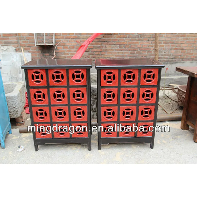 chinese wooden furnirure ;chinese antique medical cabinet ;antique wooden cabinet