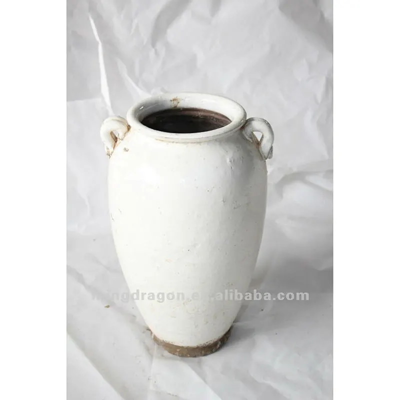 Chinese antique ceramic beautiful& nice white Pottery jars