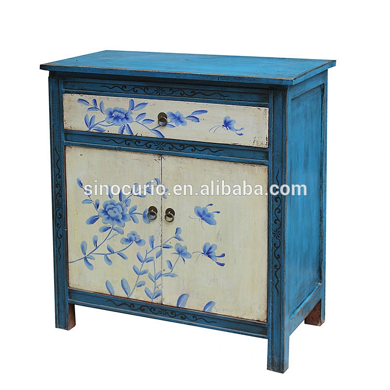 hand made Chinese hand painted sideboard cheap furniture wholesale hand painted chest