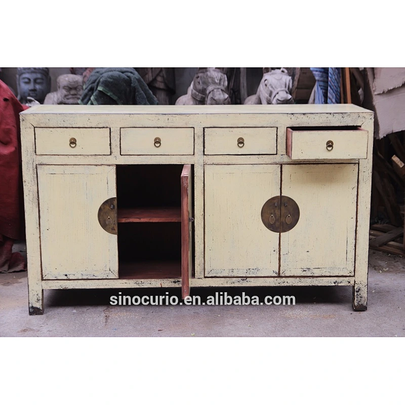 Chinese Antique Furniture DongBei Recycle Wood Cabinet