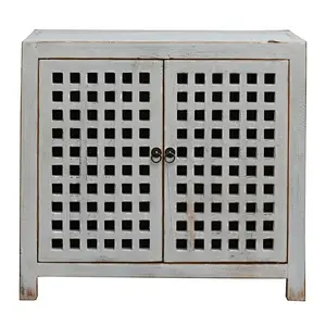 Chinese Antique Shabby chic furniture antique wooden living room cabinets designs