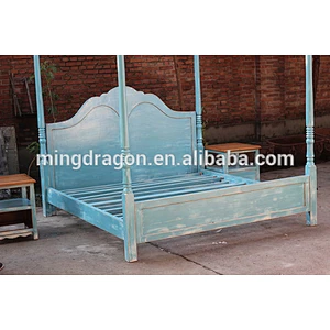 Hot sale antique solid wood bedroom furniture, Hotel Furniture Bedroom Bed