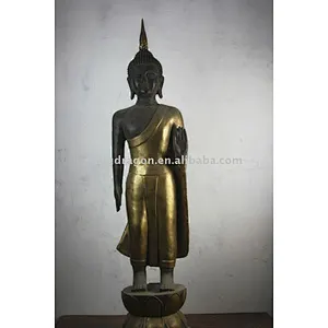 Thailand Standing Bronze Buddha