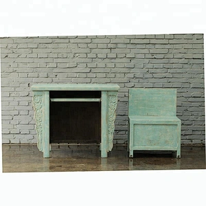 Chinese Ming style reproduction solid wood carving computer writing desk for wholesale