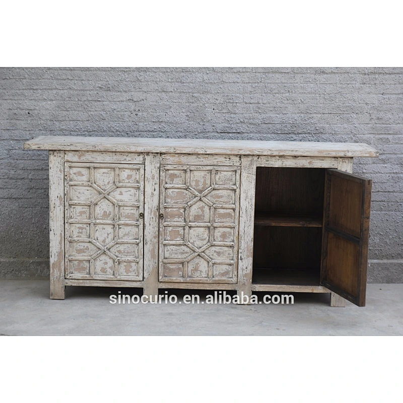 Chinese Vintage chic french style reclaimed wood furniture