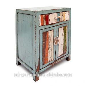 Antique Wooden Bedside Cabinet