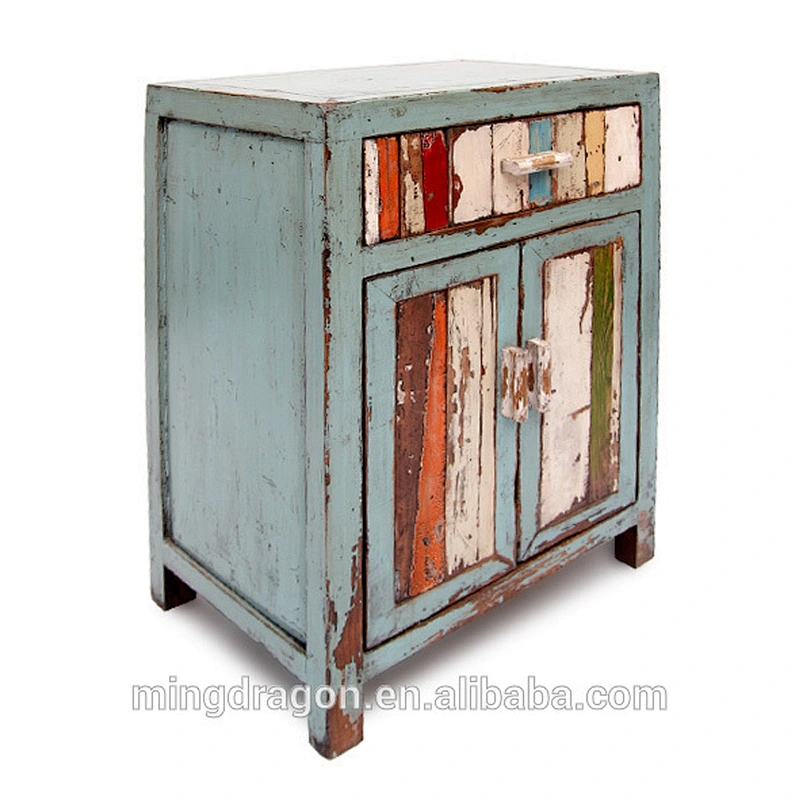 Antique Wooden Bedside Cabinet
