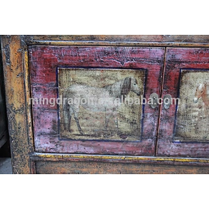 Solid wood sideboard cabinet chinese antique furniture