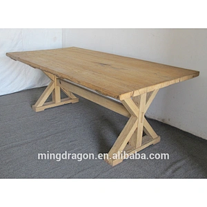 Chinese Antique furniture recycle wood natural dining table