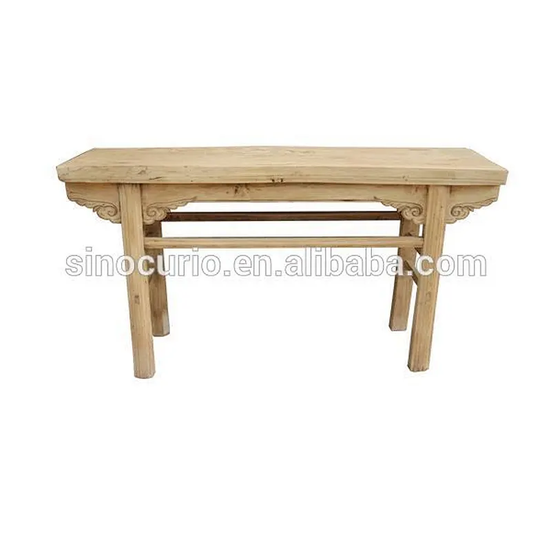 vintage reclaimed wood furniture china hot sell altar table wholesale