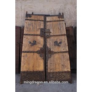 Chinese antique soild wood carving door
