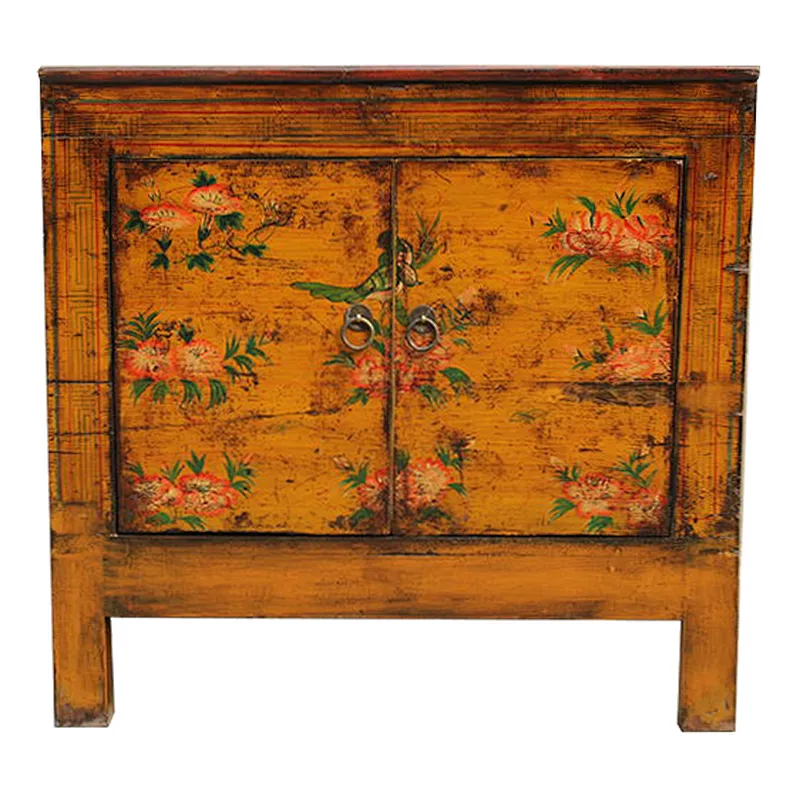 New design chinese bedside cabinet, Chinese antique wedding bedroom furniture