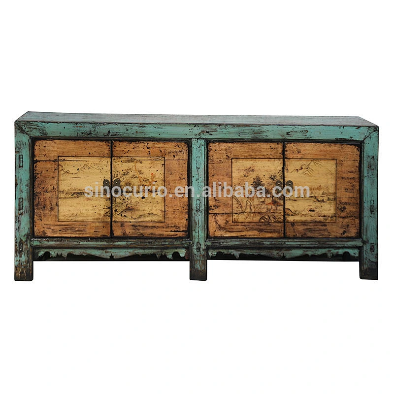 chinese antique furniture beijing living room sideboard hand painted cabinet